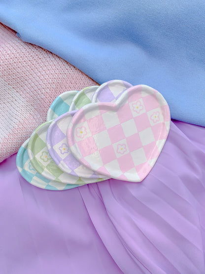 Pastel Check Trinket Dish