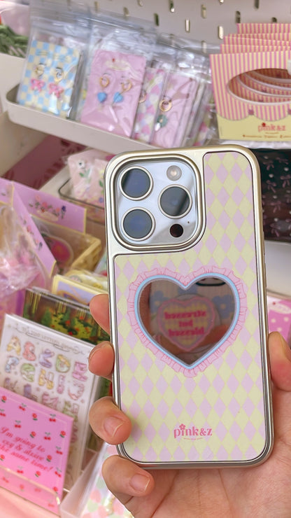 Lovely Metallic Mirror Phone Case