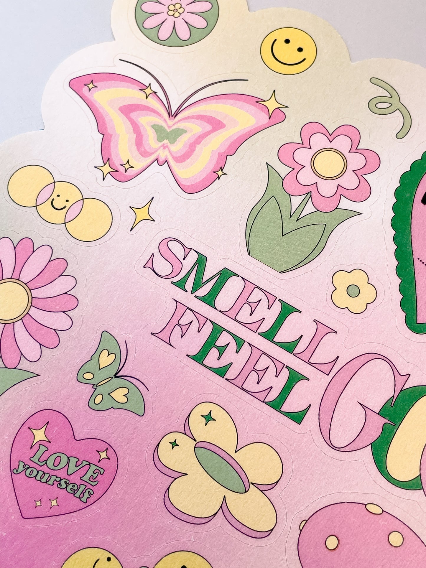 Smell Good Feel Good Sticker Sheet