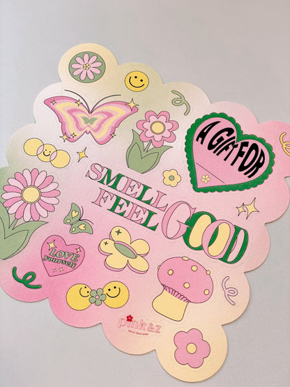 Smell Good Feel Good Sticker Sheet
