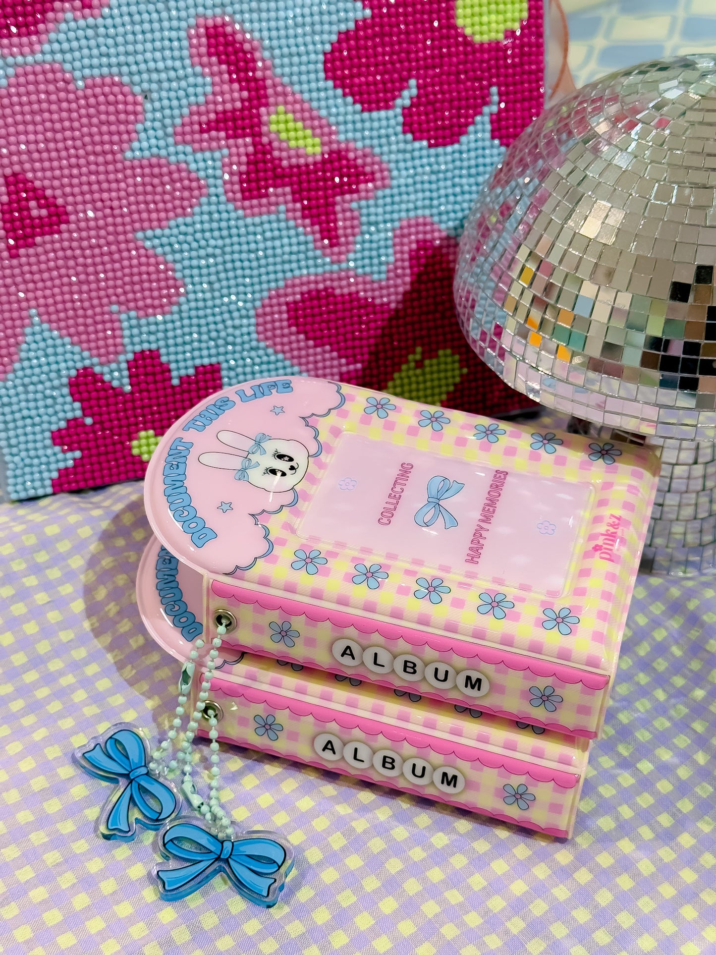 Photo Album with Keychain for Polaroid photos & Photocard