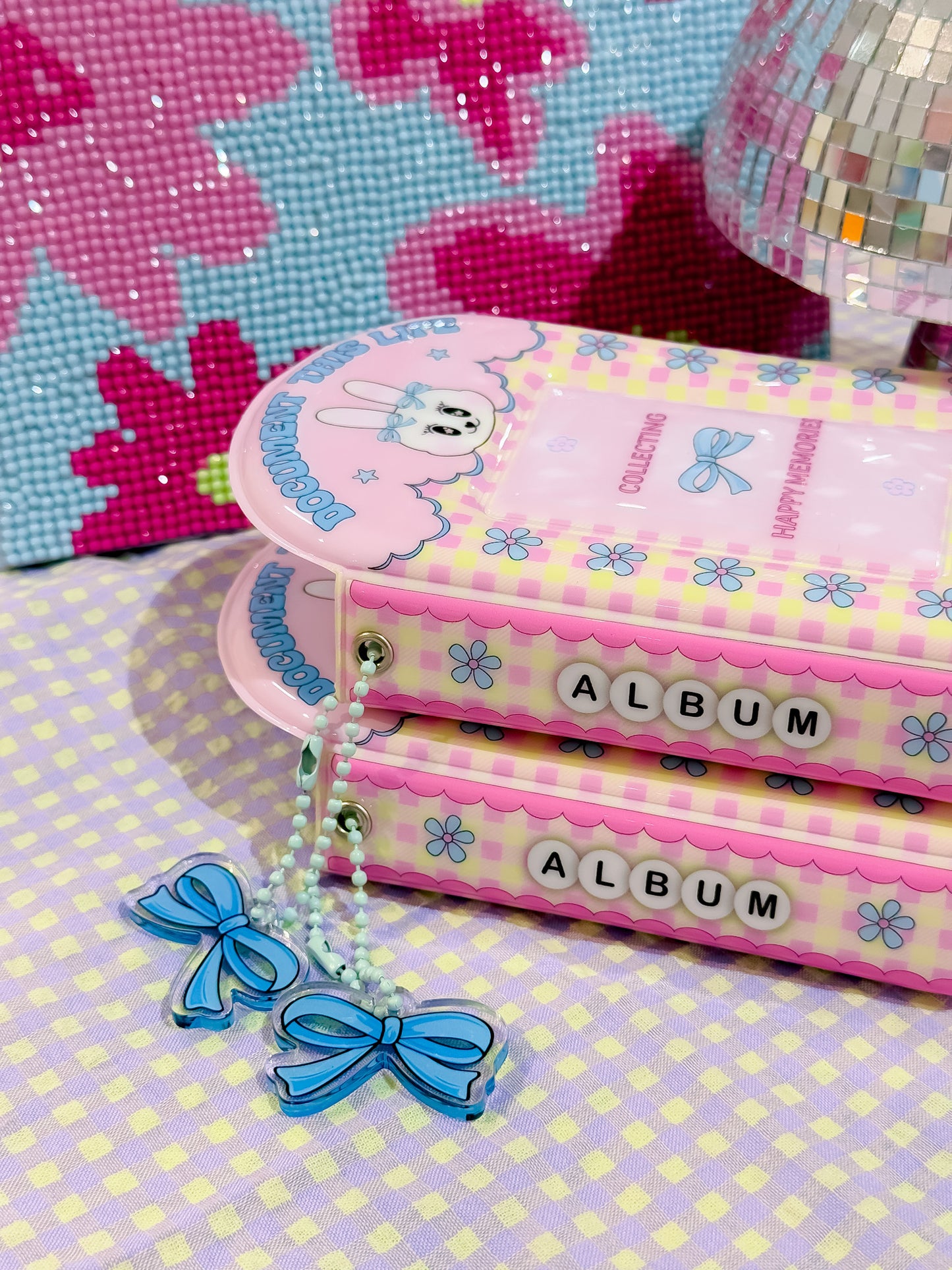 Photo Album with Keychain for Polaroid photos & Photocard