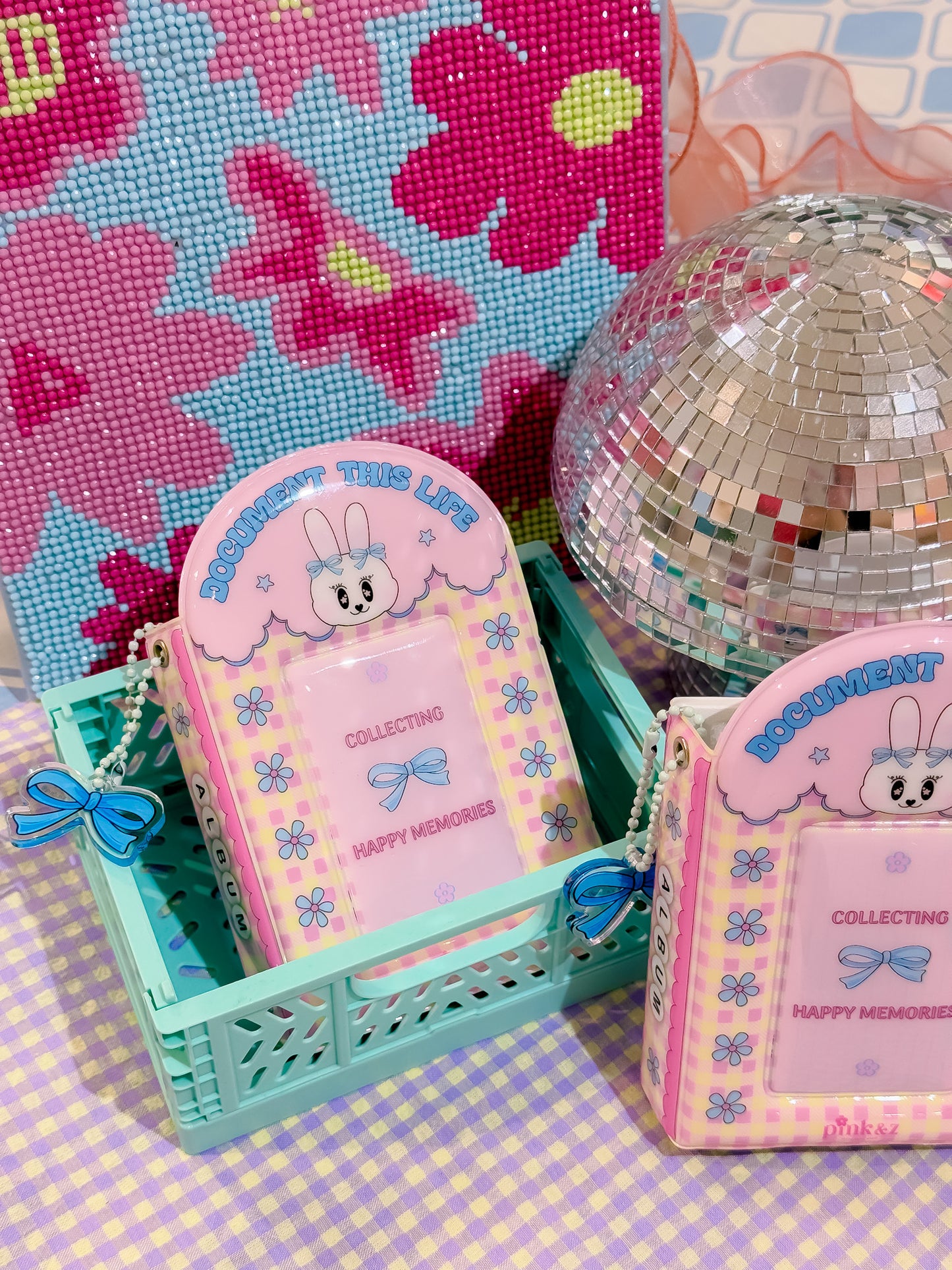 Photo Album with Keychain for Polaroid photos & Photocard