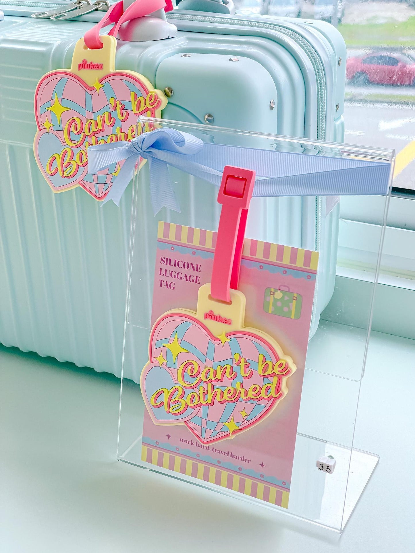 Can't be Bothered Luggage Tag / Silicone Bag Tag