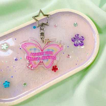 Novelty Acrylic Keychain / Quotes Keychain