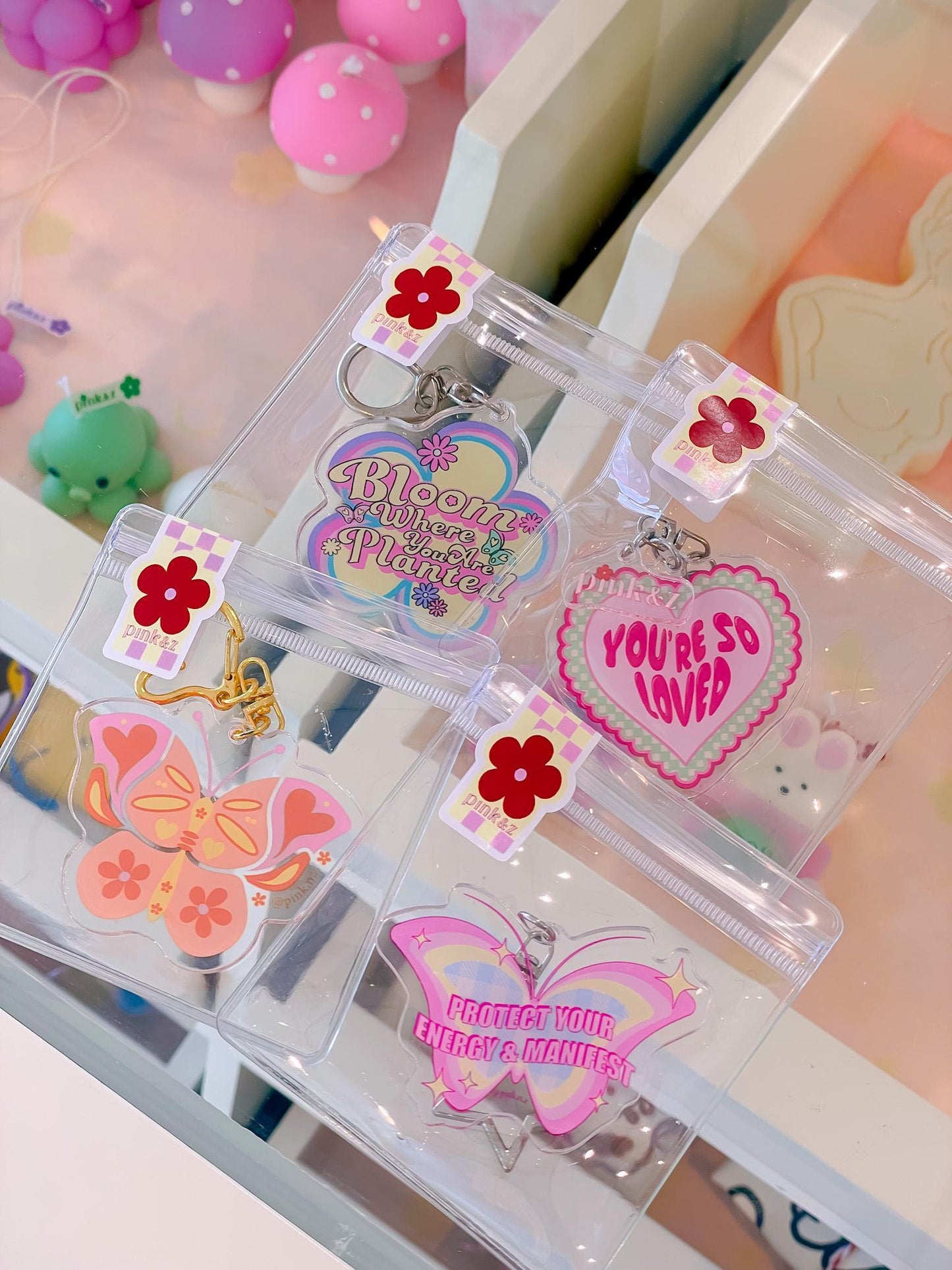 Novelty Acrylic Keychain / Quotes Keychain