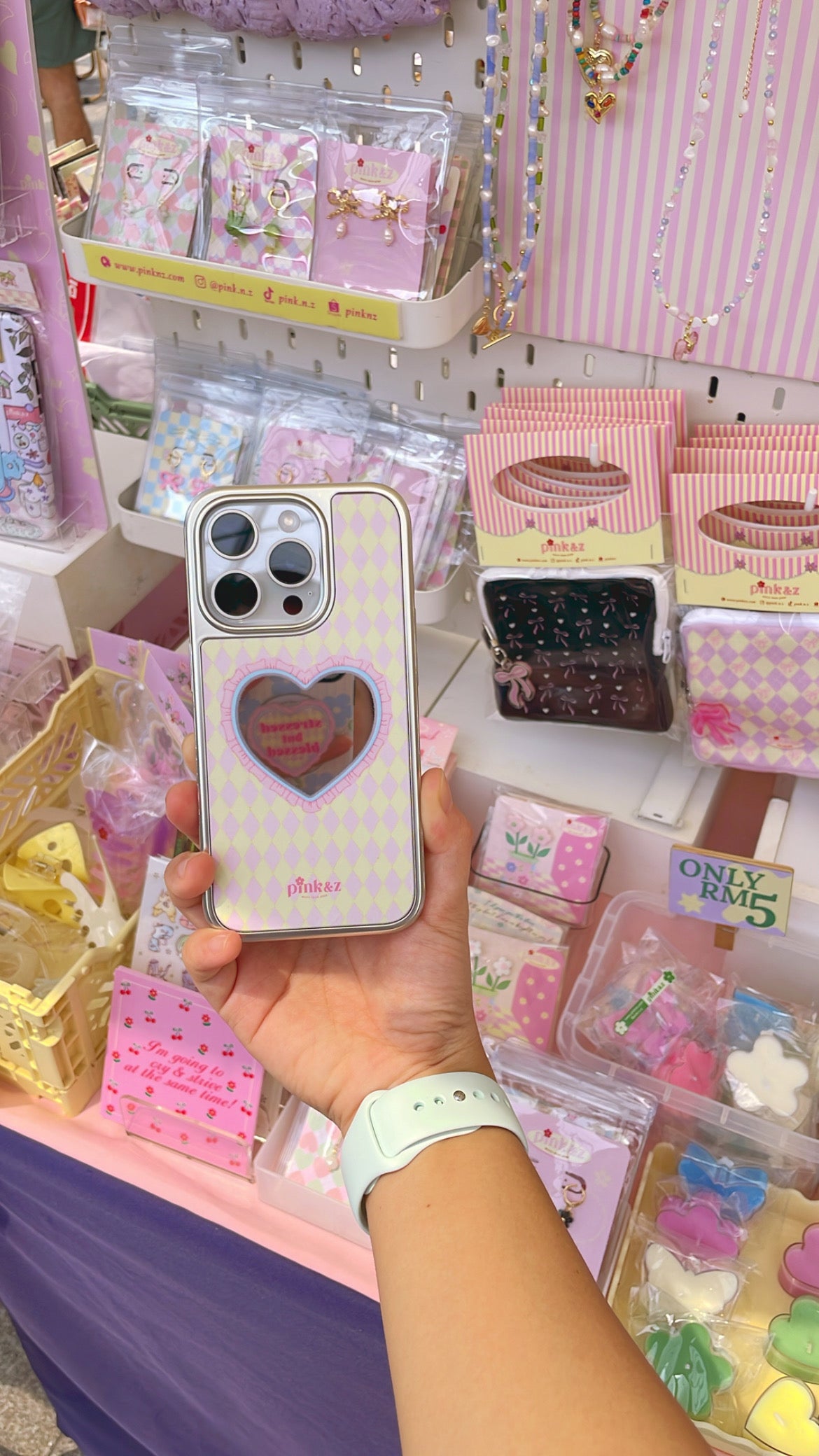 Lovely Metallic Mirror Phone Case