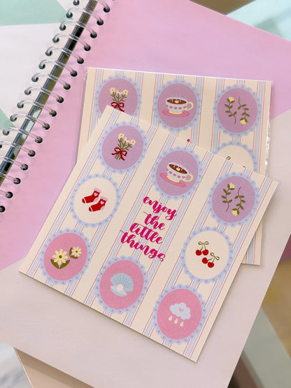 Spread Positivity Square Postcards