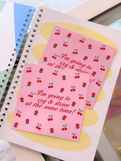 Spread Positivity Square Postcards