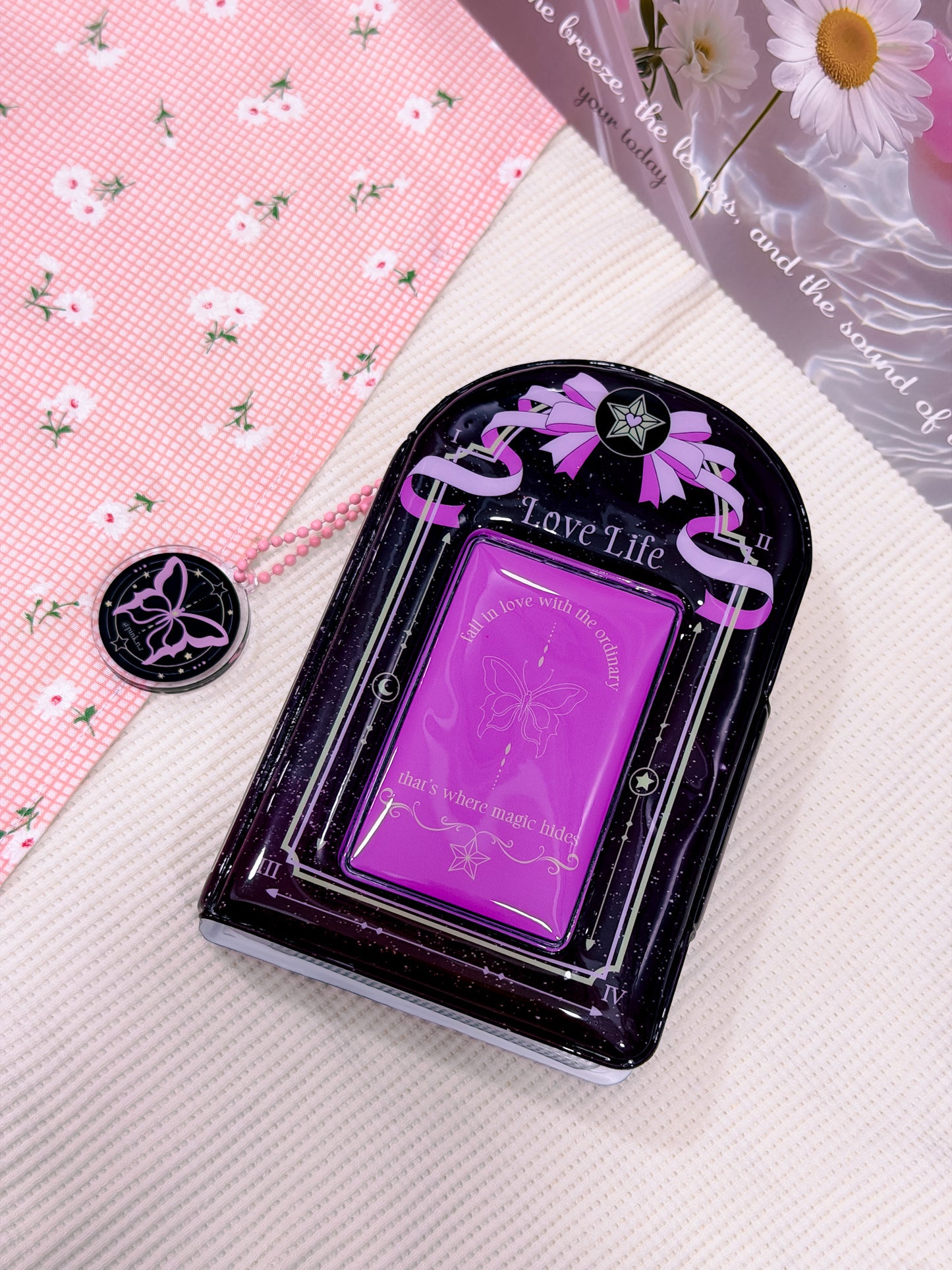 Photo Album with Keychain for Polaroid photos & Photocard
