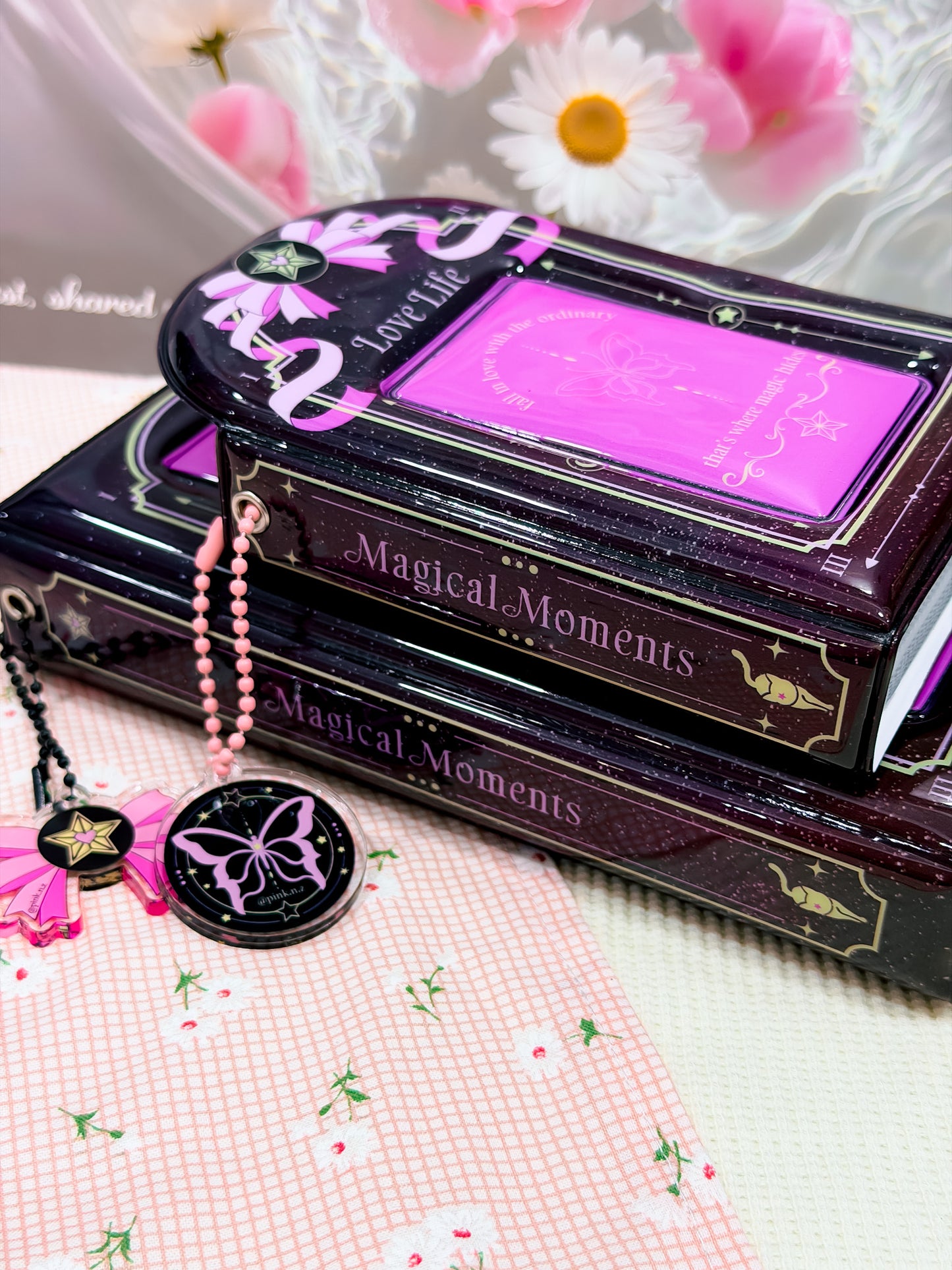 Photo Album with Keychain for Polaroid photos & Photocard