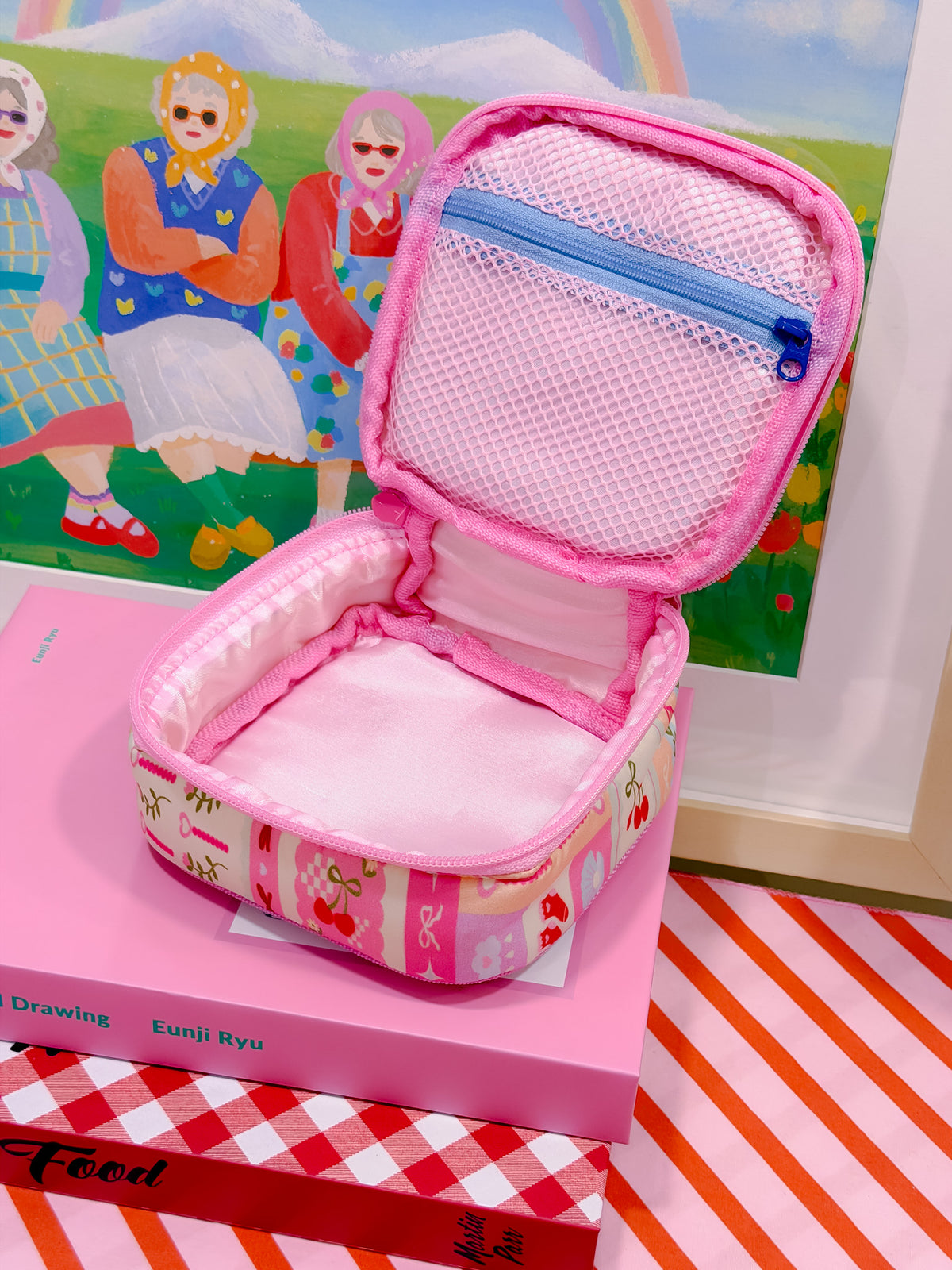 Enjoy Little Things Quilted Boxy Pouch